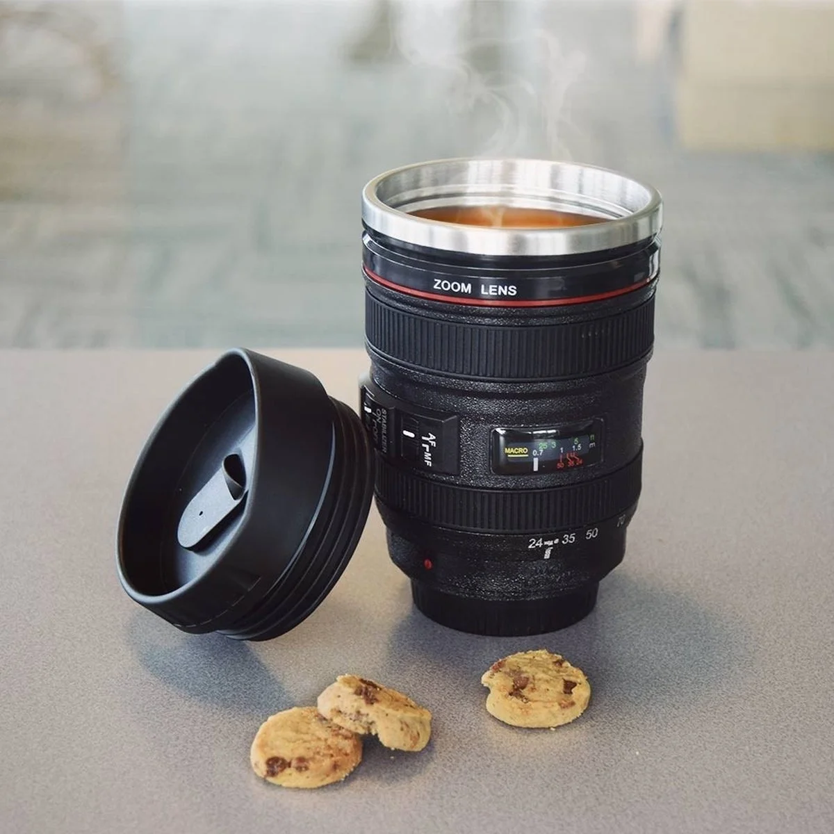 Camera Lens Mok - Beker fotografie - Inhoud 350 ml.