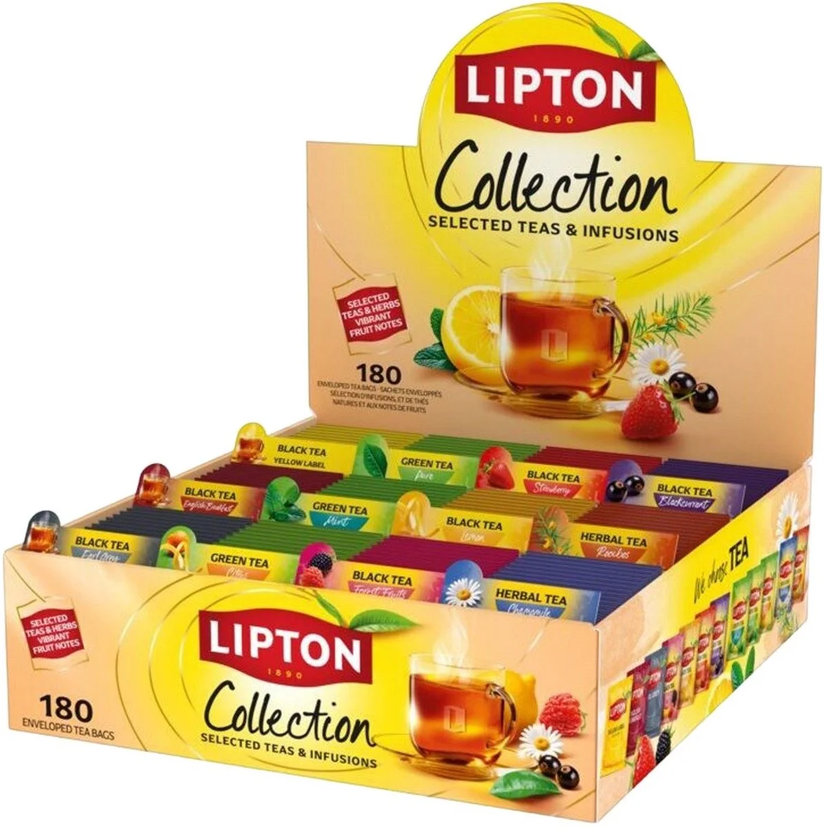 Lipton Feel Good Selection Thee Assortimentsdoos - 180 zakjes - NL-BIO-01