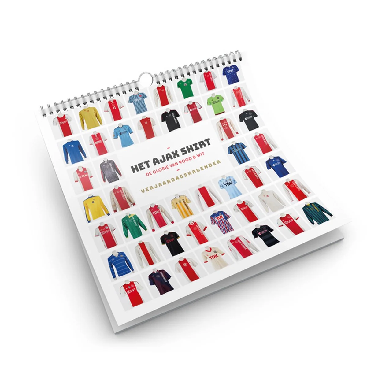 Ajax Kalender - Verjaardagskalender - LP-Formaat (28,5 x 28,5cm) - Voetbalkalender - Kinderen - Volwassenen - Relatieges