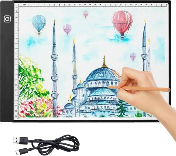 HEZIVO lichtbak met drie helderheidsstanden voor diamond painting