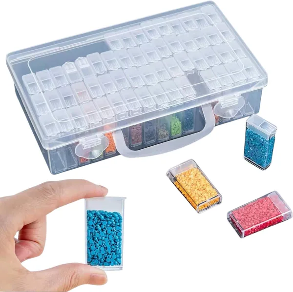 Diamond painting opberg- en sorteerdoos met vakjes