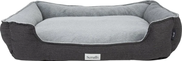 Scruffs Harvard Box Bed orthopedische hondenmand met memory foam in grijs