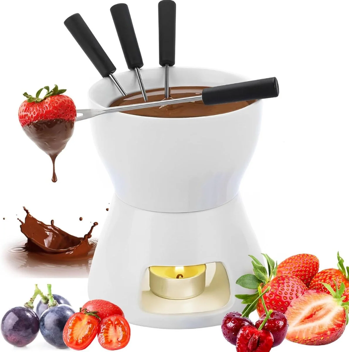 Elektrische kaasfondue pan