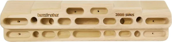 Beastmaker Hangboard 2000 series van hout voor vingertraining