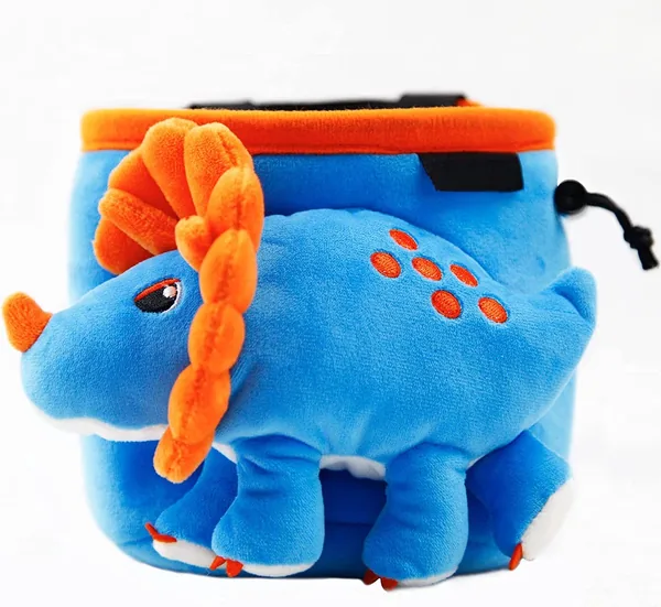 YY Vertical chalkbag Triceratops pofzak voor klimmen