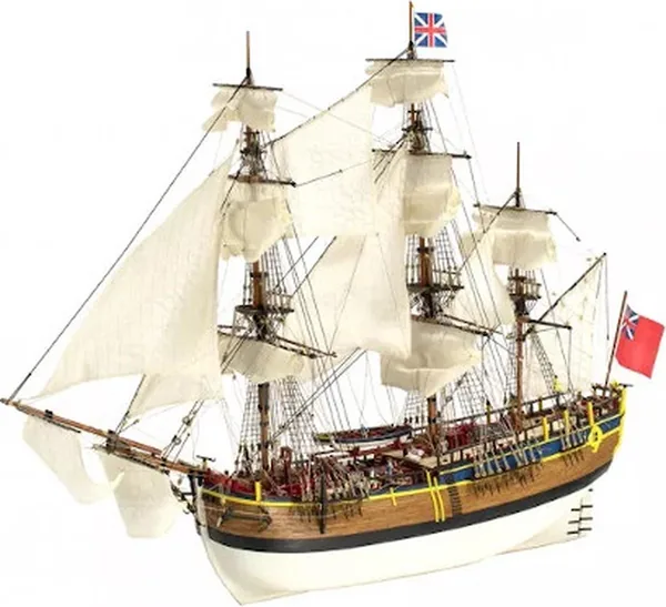 Artesania Latina HMS Endeavour houten scheepsmodelbouwpakket