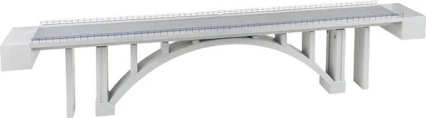 Faller H0 boogbrug bouwpakket voor modelspoorbaan