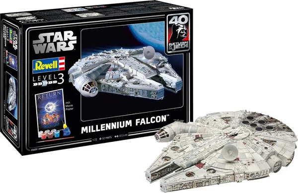 Revell Millennium Falcon geschenkset met verf lijm en penseel