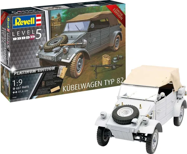 Revell Kubelwagen Typ 82 Limited Edition modelbouwpakket schaal 1:9