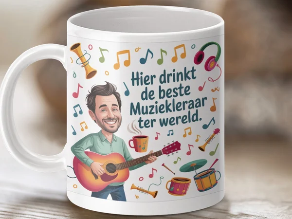 Mok voor de muziekleraar