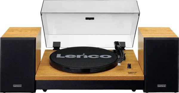 Lenco LS-300WD platenspeler met losse speakers