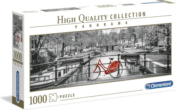 Clementoni Panorama puzzel Amsterdam Bicycle 1000 stukjes