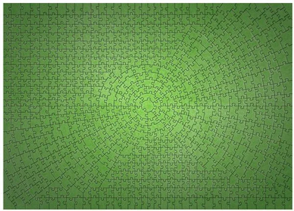 Ravensburger Krypt Neon Green puzzel van 736 stukjes in een kleur