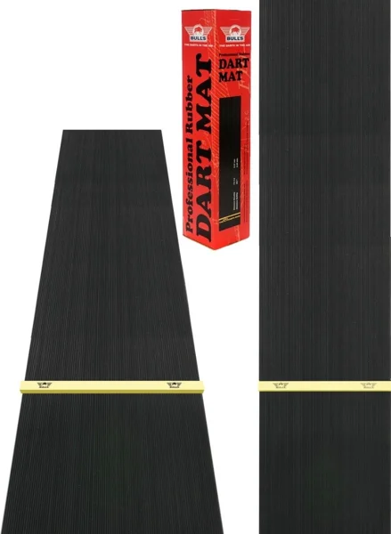 Bull's dartmat rubber met oche, 300 x 90 cm als cadeau voor dartliefhebber