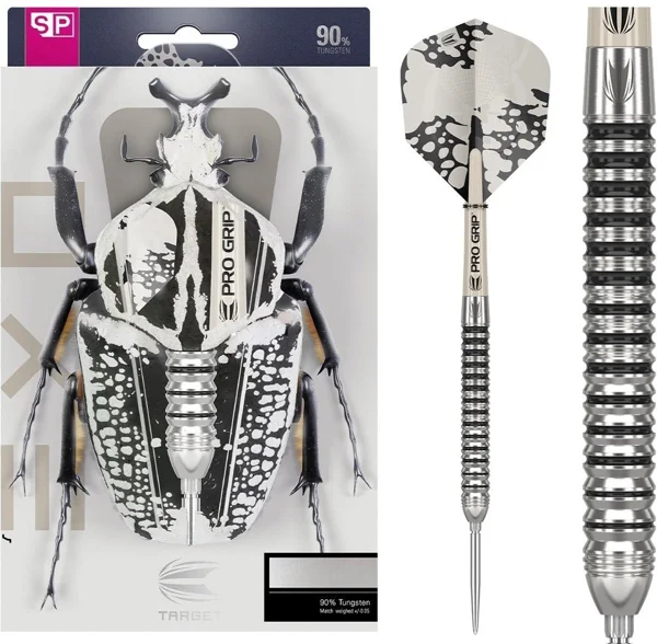 Target EXO Edition steeltip darts, 22 gram, 90% tungsten als cadeau voor dartliefhebber