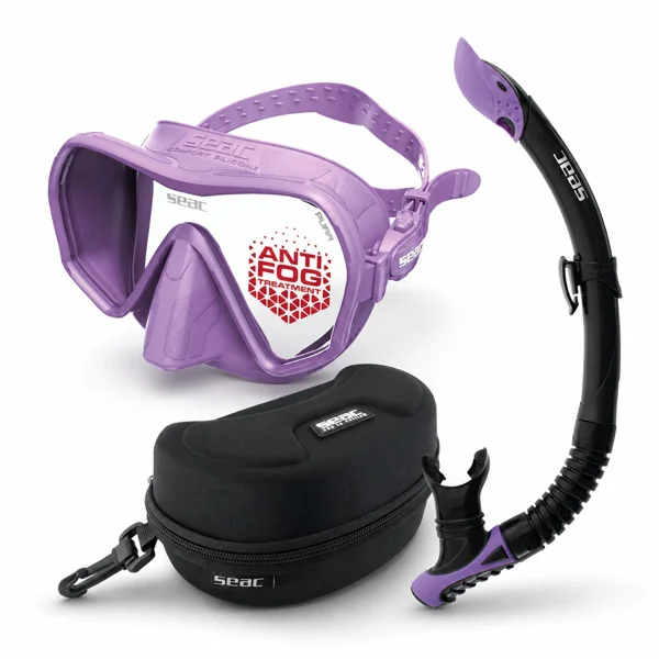 Seac Pura snorkelset met anti-condens masker als cadeau voor duiker