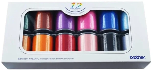Brother Artspira borduurgarenset, 12 kleuren als cadeau voor naaister