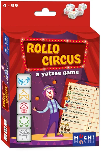Rollo Yatzee dobbelspel, Circus als sinterklaas schoencadeautje