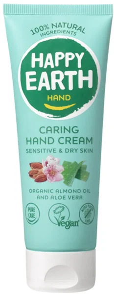 Happy Earth natuurlijke handcrème sensitive als secret santa cadeau
