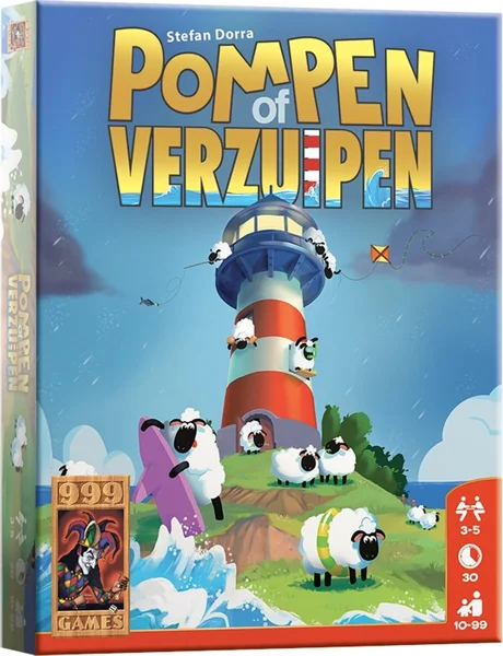 999 Games Pompen of Verzuipen als secret santa cadeau