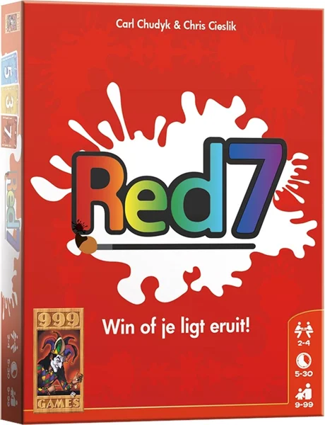 999 Games Red 7 kaartspel als sinterklaascadeau