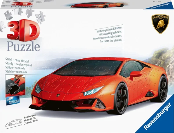Ravensburger Lamborghini Huracan 3D-puzzel als sinterklaas cadeau voor een tiener