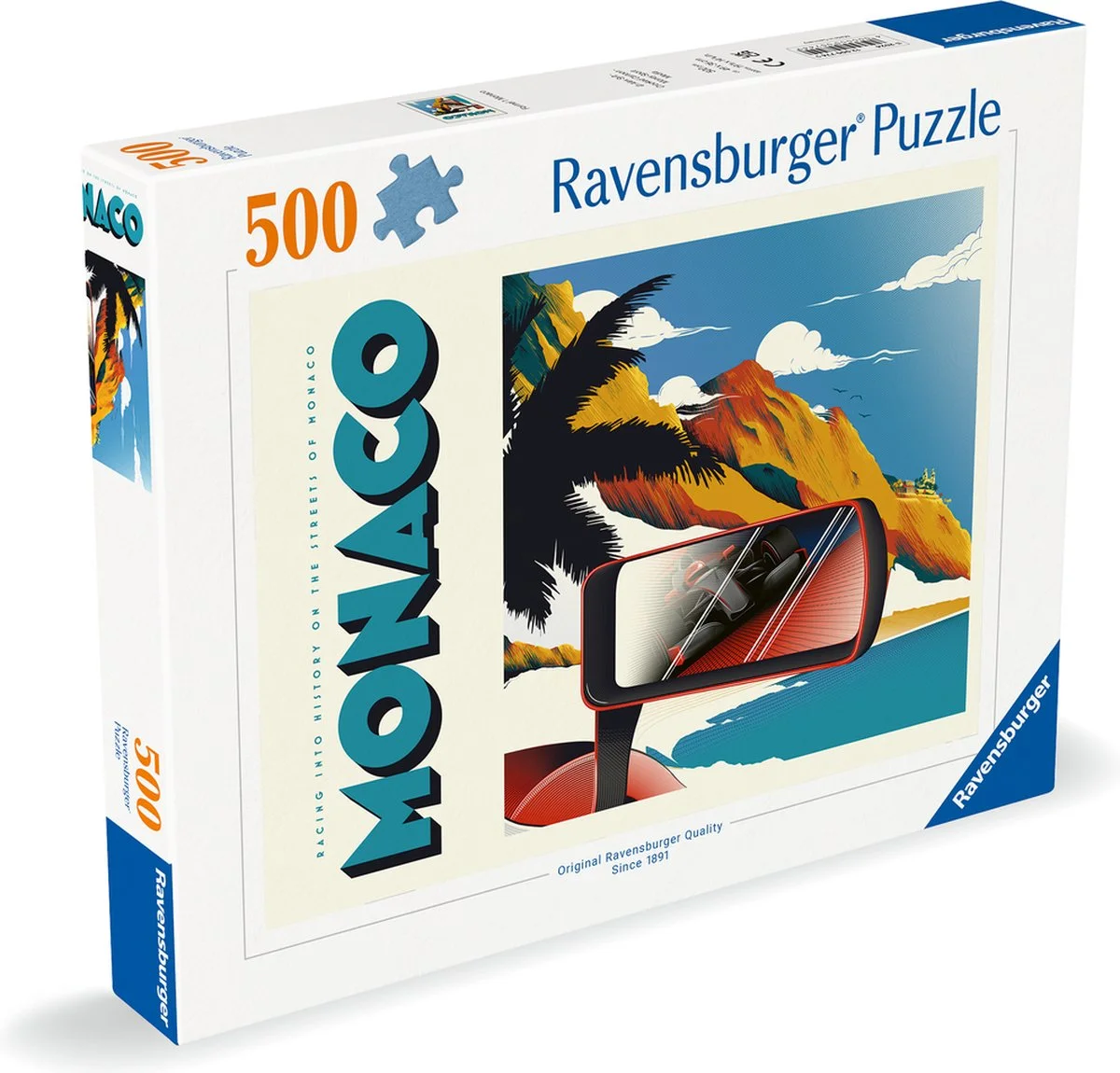 Ravensburger legpuzzel Formule 1 Monaco als cadeau voor een formule 1 fan