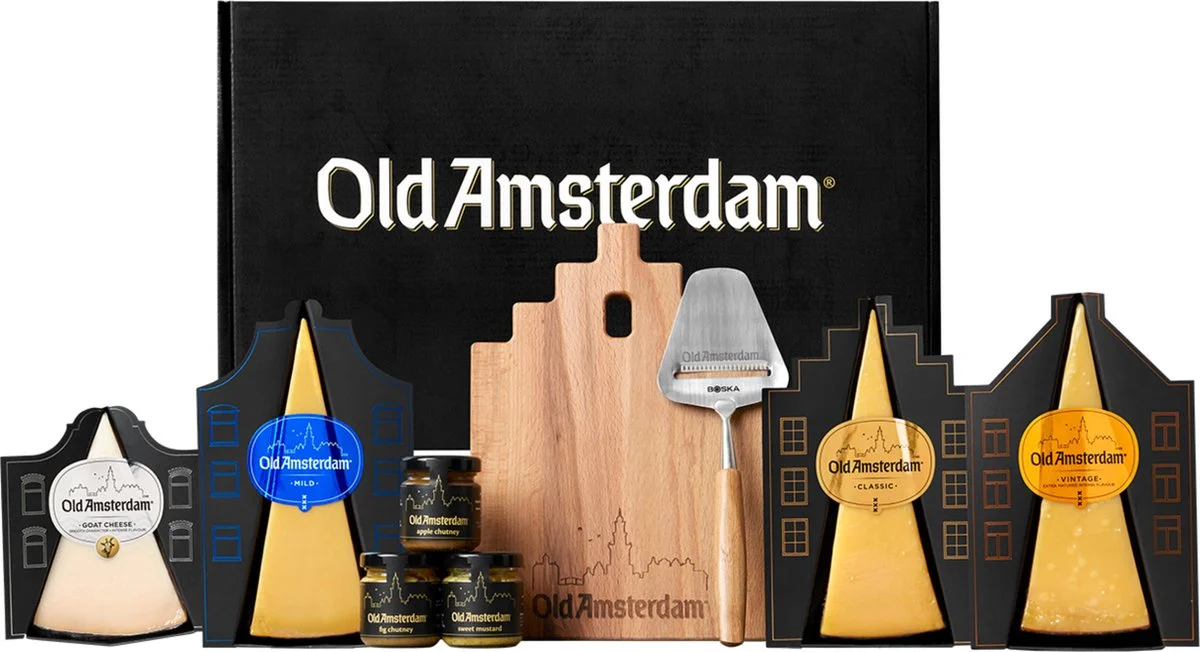 luxe kaaspakket met elf onderdelen als groot cadeau voor een foodie