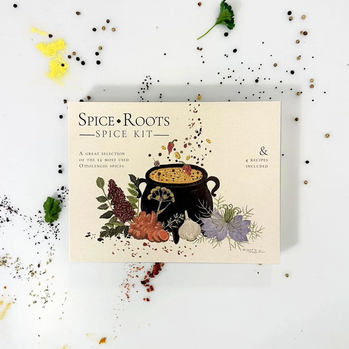 kruidenbox met twaalf premium kruiden als cadeau voor een foodie