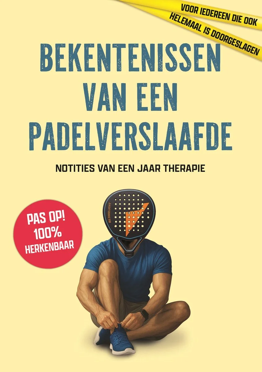 boek Bekentenissen van een padelverslaafde als cadeau voor een padelliefhebber