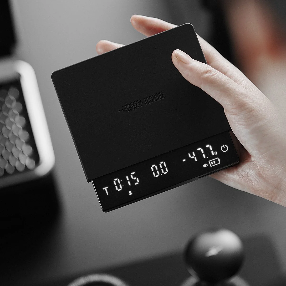 koffieweegschaal met timer als sinterklaas cadeau