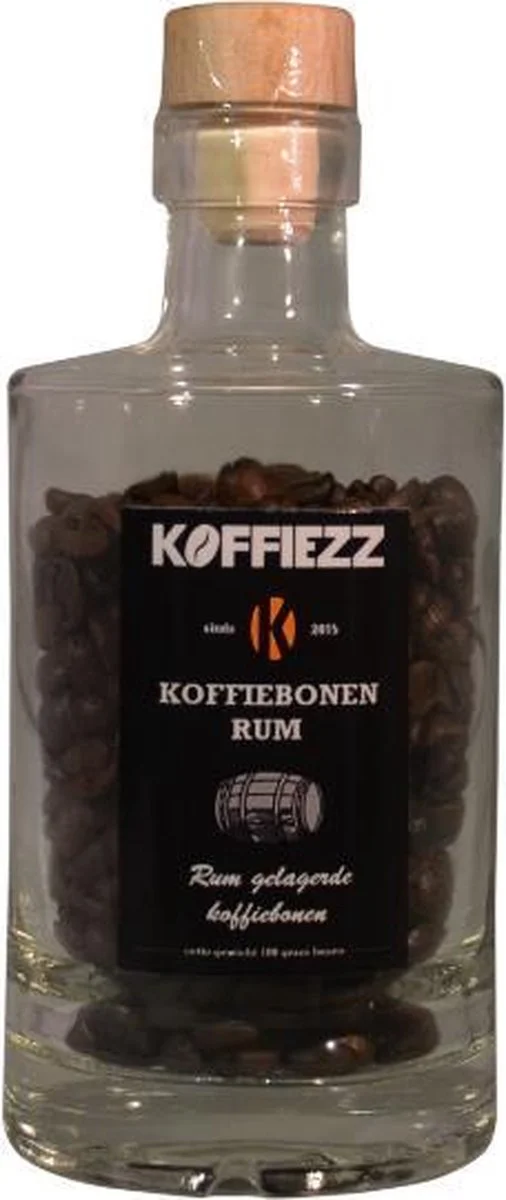 cadeaufles met verse koffiebonen als sinterklaas cadeau
