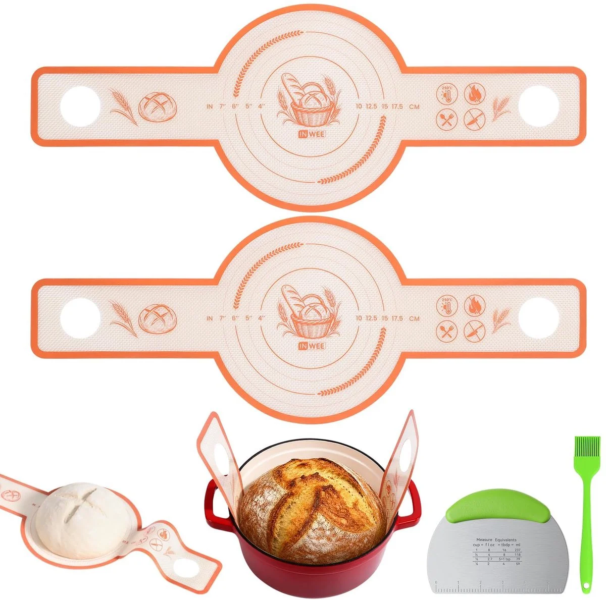 siliconen bakmatten set als sinterklaas cadeau voor een kok