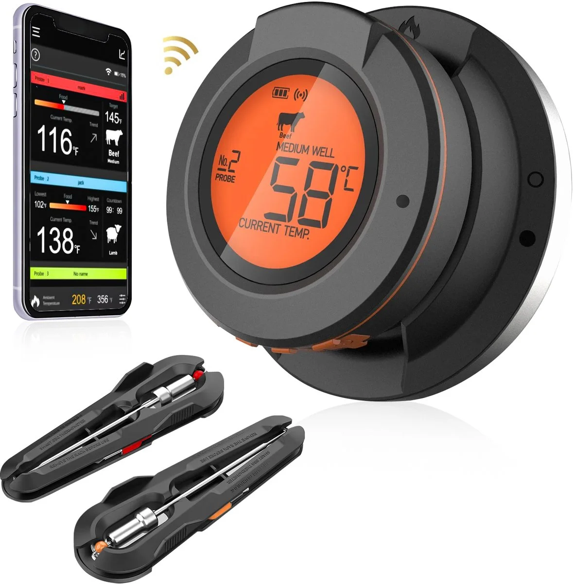 digitale vleesthermometer als sinterklaas cadeau voor een kok