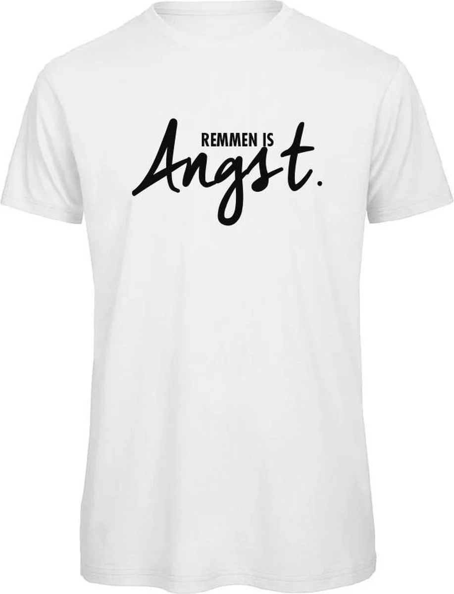 soBAD t-shirt Remmen is angst als cadeau voor een wintersporter