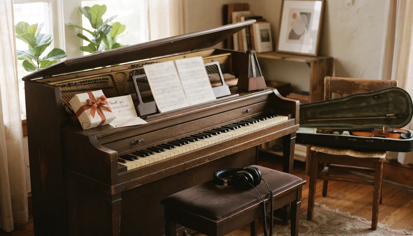 Cadeau voor Muziekleraar: 15 Ideeën voor een Bedankje