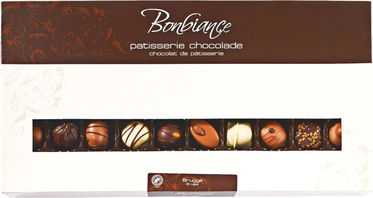 Bonbiance handgemaakte Belgische bonbons uit Brugge als cadeau voor een chocoladeliefhebber