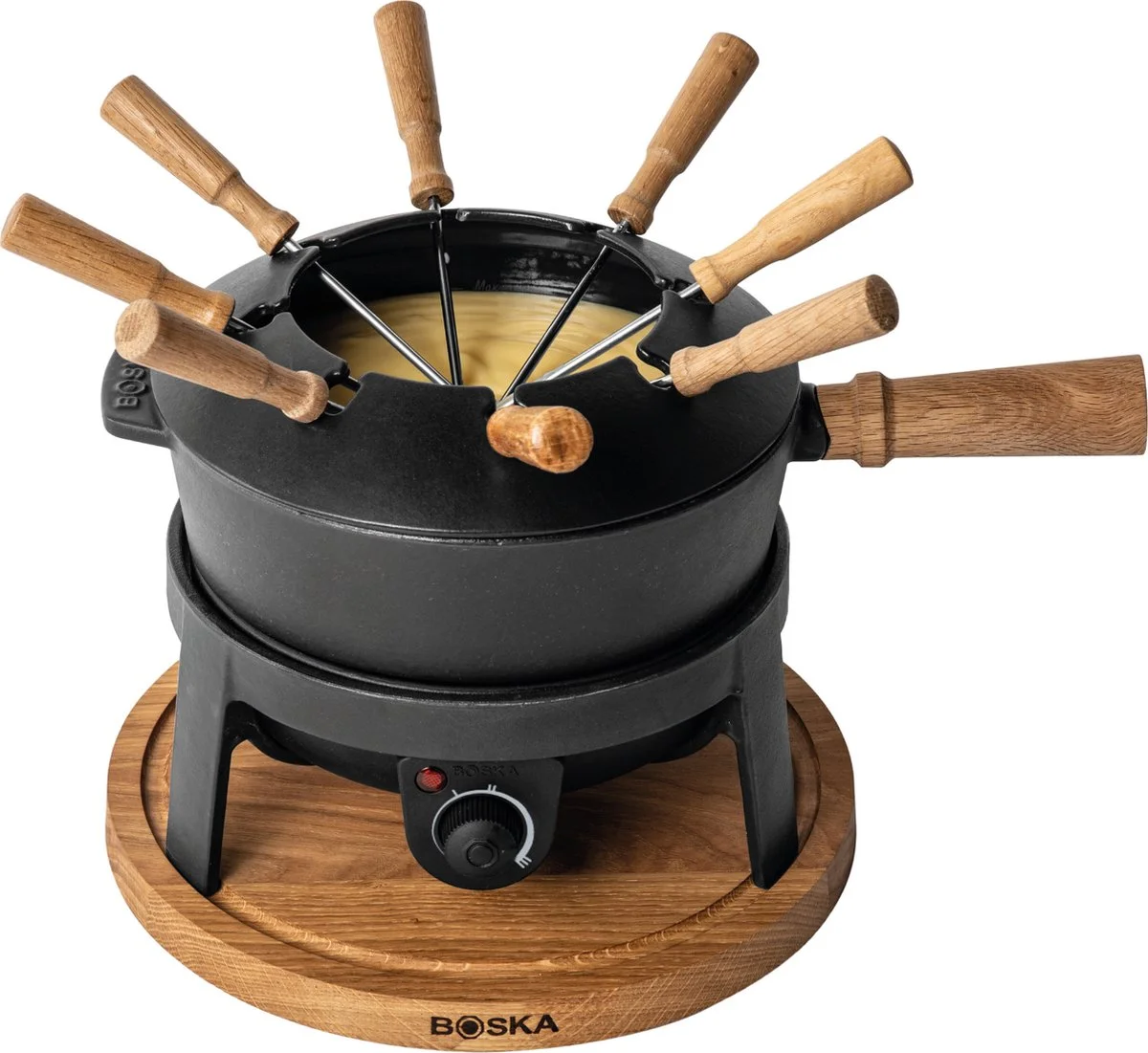 Boska elektrische fondueset Pro van gietijzer voor 8 personen als cadeau voor een chocoladeliefhebber