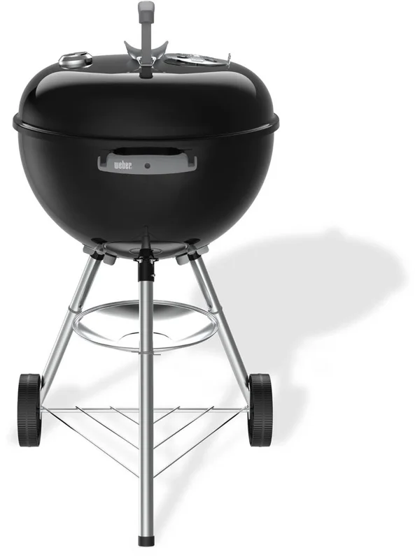 Weber Bar-B Kettle - Ø 47 cm Grillrooster - Houtskoolbarbecue - Zwart - Asopvangschaal - 2 Duurzame weersbeste