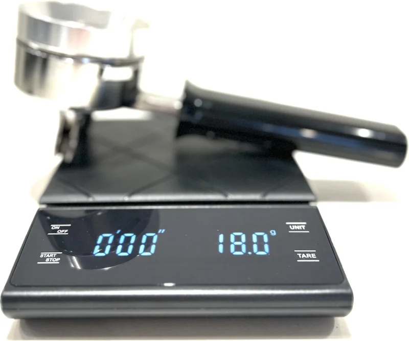 Koffie weegschaal met timer - 0,1 gram precisie - barista weegschaal - coffee scale - barista accessoires
