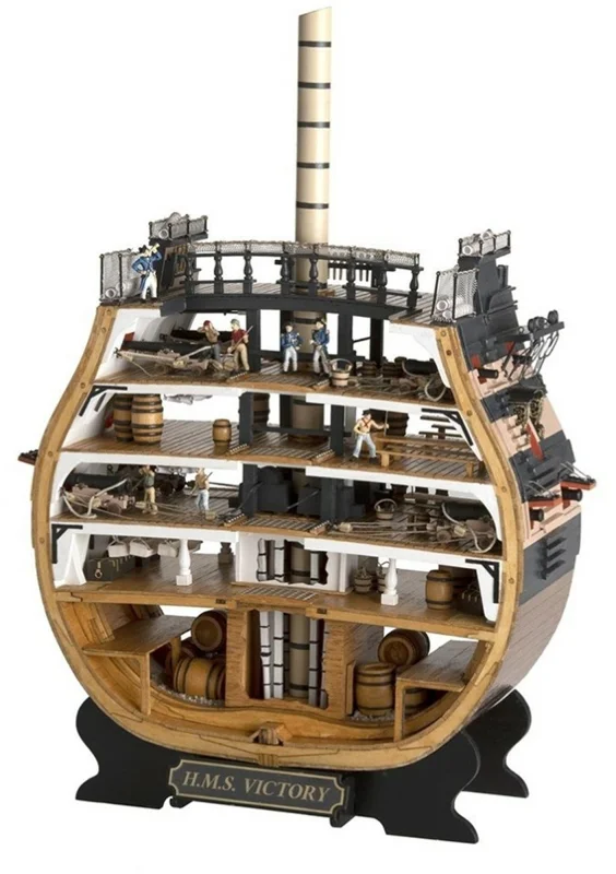 Artesania Latina 20500 HMS Victory Cross Section – Houten Scheepsmodelbouwpakket – Brits Oorlogsschip – Schaal