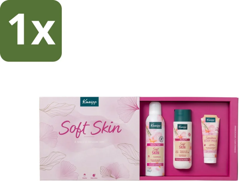 1 x Kneipp - Soft Skin Collection Luxe Geschenkset - Douche foam - Kneipp Soft Skin Collection - Douche Foam S