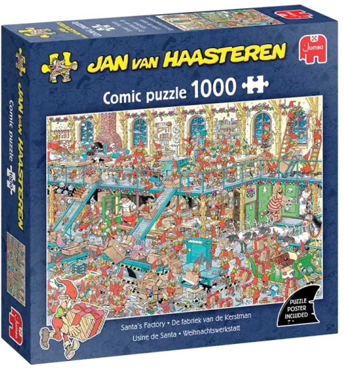 Jan van Haasteren puzzel Fabriek van de Kerstman als kerstcadeau voor iemand die alles al heeft