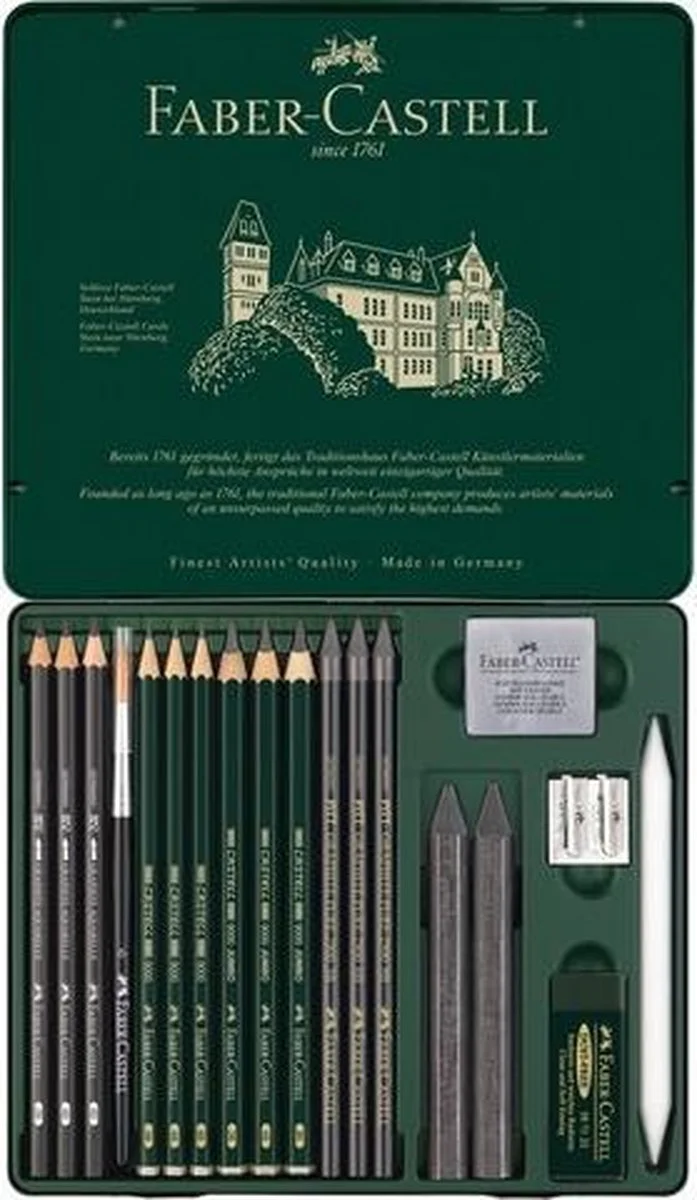 Faber-Castell Pitt grafietset 19-delig als cadeau voor een kunstenaar