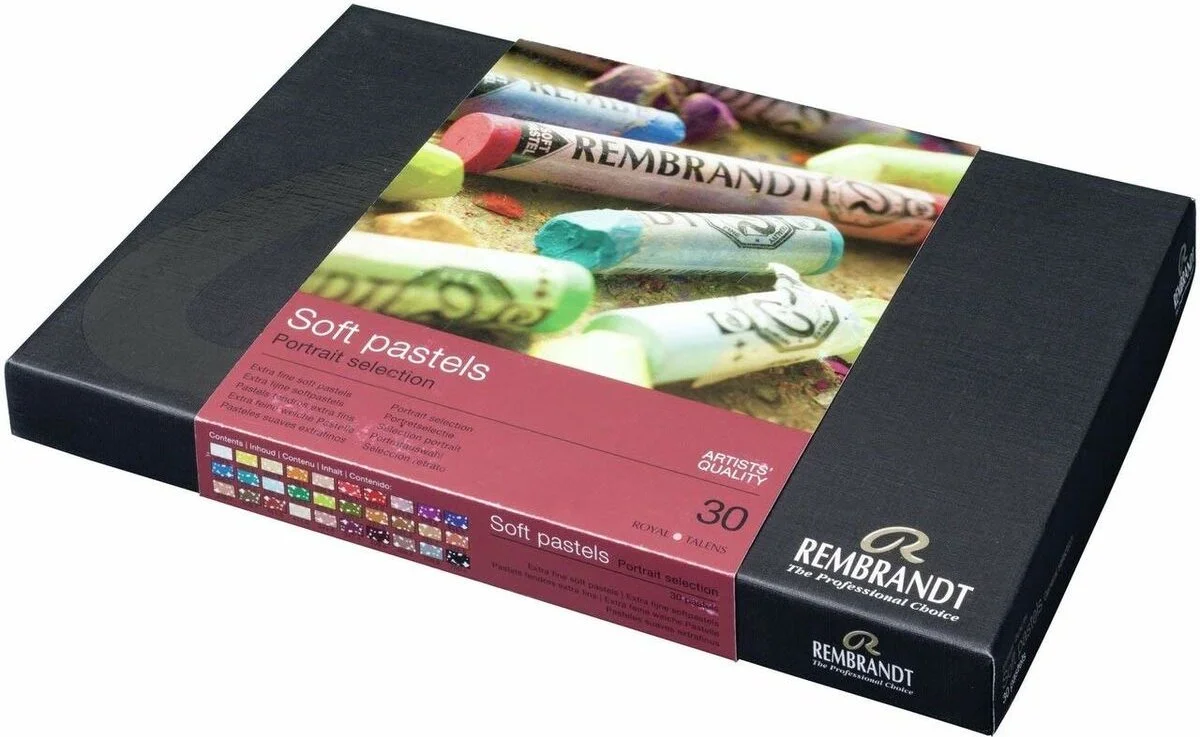 Rembrandt softpastels portret set 30 kleuren als cadeau voor een kunstenaar