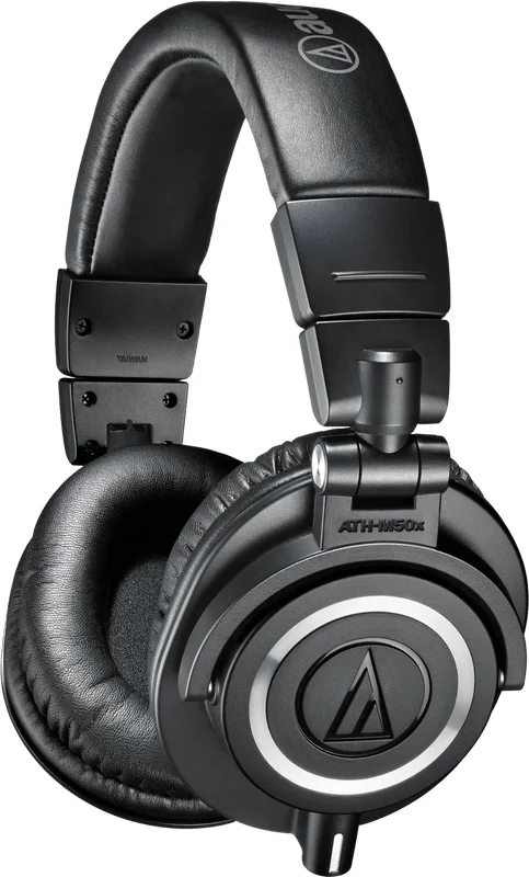 Audio-Technica ATH-M50x studiokoptelefoon als cadeau voor muziekleraar