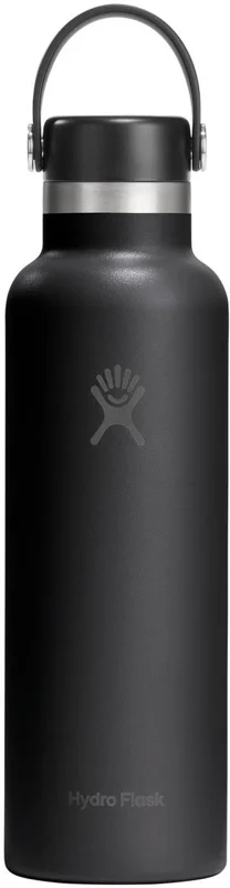 Hydro Flask Drinkfles 'Standard Mouth' (621 ml), black