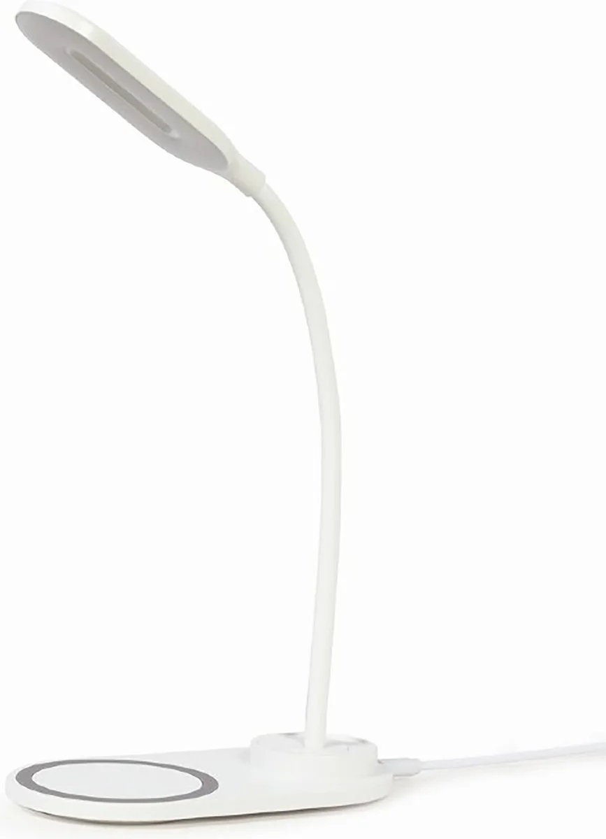 Bureaulamp - leeslamp - Dimbaar - LED - Wireless Charger -  met draadloze oplader voor smartphone - flexibele 