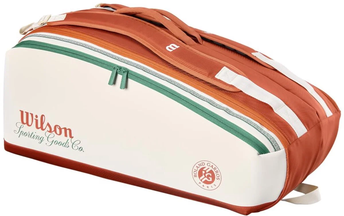 Wilson Roland Garros 9PK racketbag als cadeau voor een tennisliefhebber